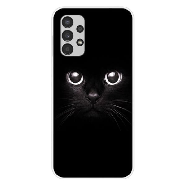 Silikonskal - Kompatibel med Samsung Galaxy A13 4G - design med kattöga