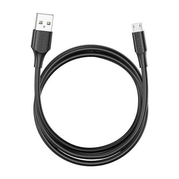 USB 2.0 Kabel - VENTION - CTIBH - Micro USB - 2A - 2m - Sort