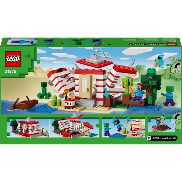 LEGO Minecraft 21275 Jungelns TNT-hus - Byggset från 8 år