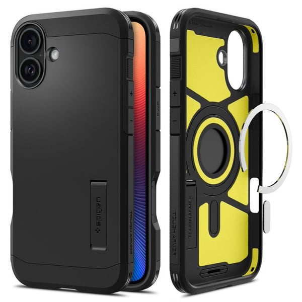 Spigen Tough Armor MagSafe-fodral för iPhone 16 Plus - Svart