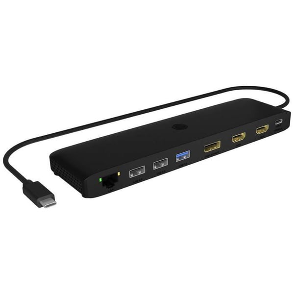 ICY BOX USB-C® Dockingstation IB-DK2116-C Passar för märken: universell med laddningsfunktion, läsare