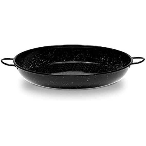 Cocotte - Vaello la Valencienne - 34 cm - Emaljerat stål - Svart - Kompatibel med alla värmekällor och traditionell ugn Cocotte - Vaello la Valencienne - 34 cm - Emaljerat stål - Svart - Kompatibel med alla värmekällor och traditionell ugn