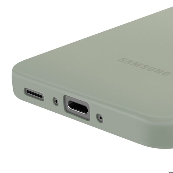 Skal - SAMSUNG - Galaxy A56 - Mjuk Silikon - Motståndskraftigt Skydd - Matt Ljusgrön Design