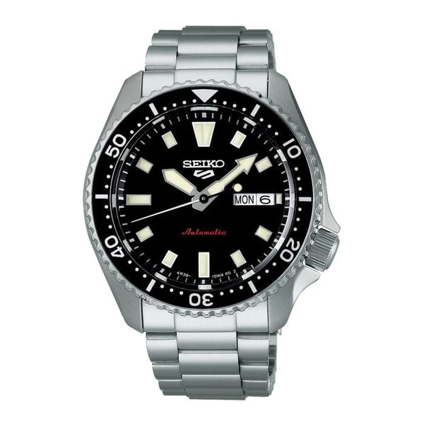 Klocka - SEIKO - Seiko 5 Sports - Automatisk - Svart - Stål