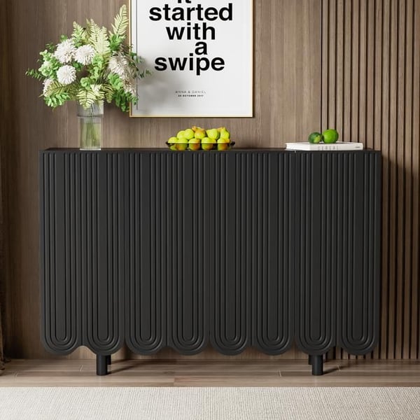 Buffet - MUVOE - Dryp - Dæmpede hængsler - Højkvalitets træ - Moderne design