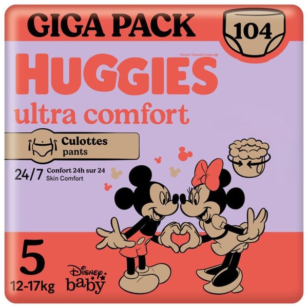 Culottes för bebisar Huggies Ultra Comfort Pants Storlek 5 (52x2)