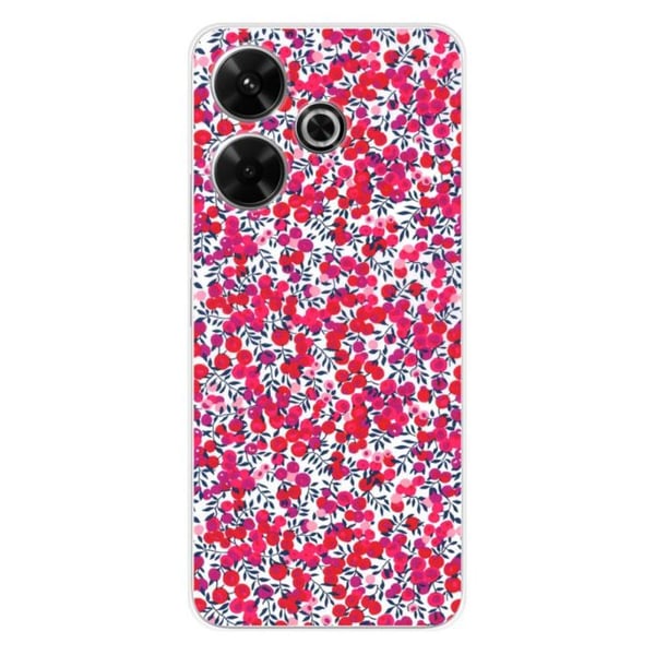 1001Coques - Silikonfodral kompatibelt med Xiaomi Redmi 13 4G - Liberty Wiltshire röd mönster - Originaldesign tryckt i Frankrike 1001Coques - Silikonfodral kompatibelt med Xiaomi Redmi 13 4G - Liberty Wiltshire röd mönster - Originaldesign tryckt i Frankrike