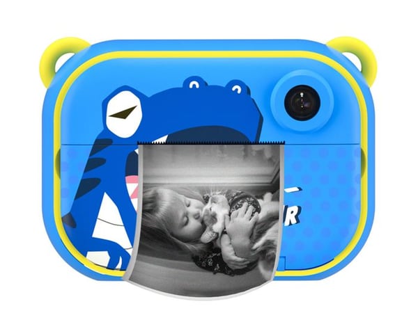 WiFi-kamera för barn med direktutskrift Zoo Family Dinosaur Blue WiFi-kamera för barn med direktutskrift Zoo Family Dinosaur Blue