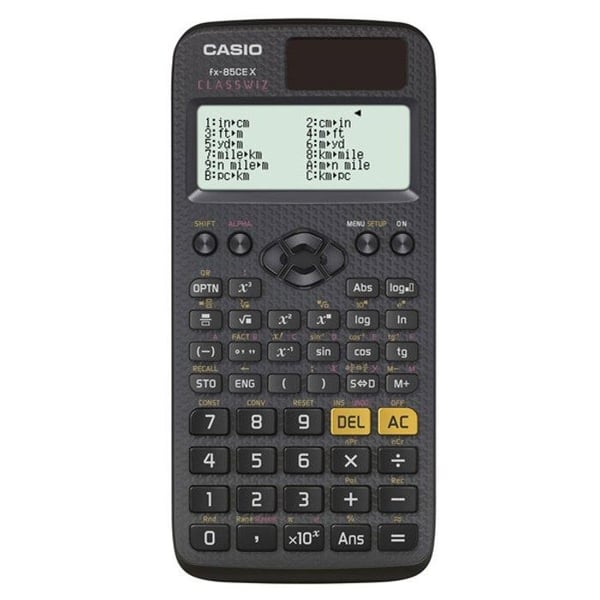 Vetenskaplig miniräknare - CASIO - FX-85CEX - 379 funktioner - Kompakt design - LCD-skärm