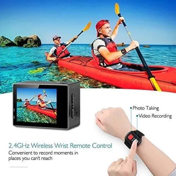 Kameran Sportkamera Drakontouch Vision 3 4k Svart