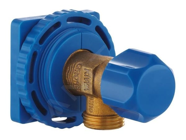 Vinkelventil - GROHE - 42396000 - Dimensioner 7.3x8.2x8 - Mässing - Inomhusanvändning