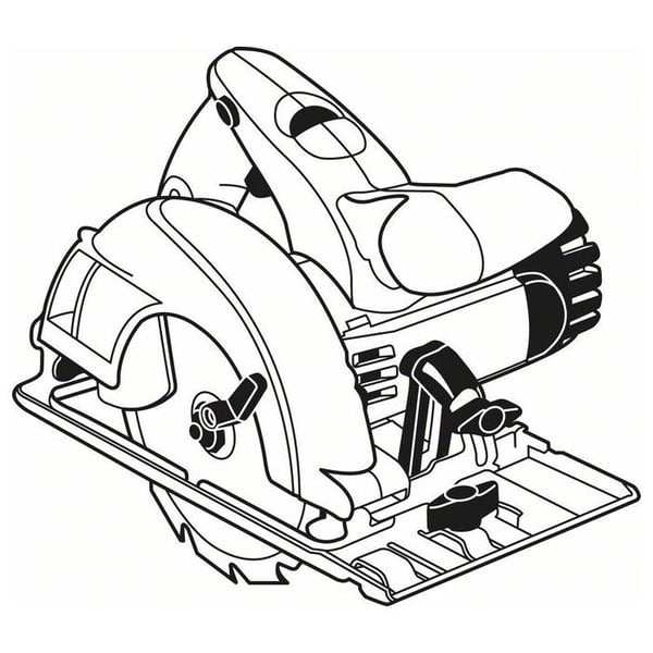 Sahaeriste - Bosch - Optiline Wood - 250 mm - 60 hammasta - Karkaistu