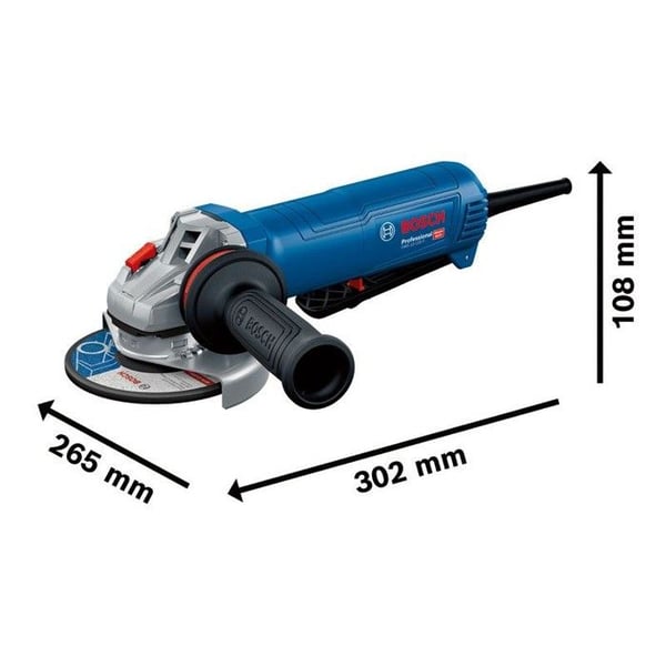Vinkelslip 1200 W GWS 12-125 P 125 mm död manshandtag i kartong BOSCH 06013A6200