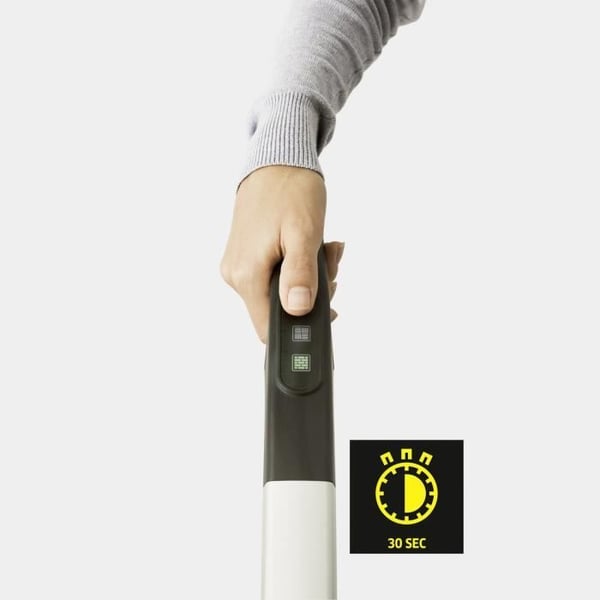 KARCHER SC 2 Upright Easy Fix - Ångmopp - 1600 W - Snabbuppvärmning 30s - Rengör 50m² - Eliminera upp till 99,9 % av virus