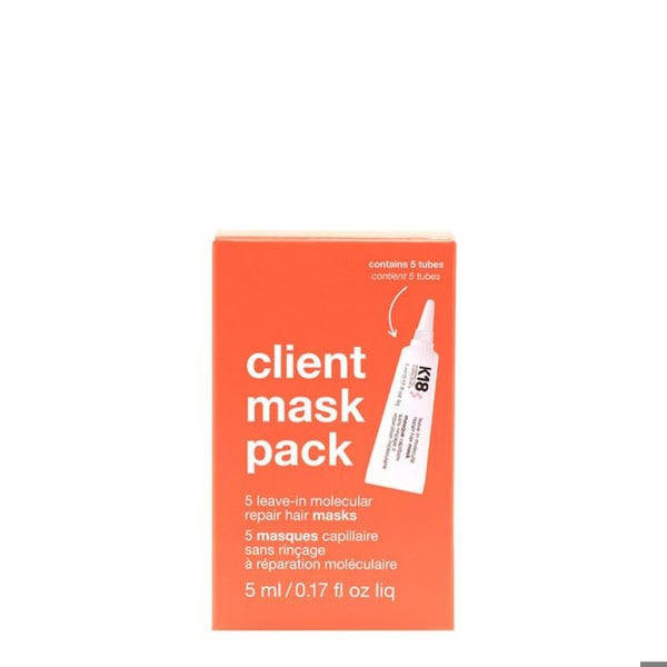 Hårmask - K18 - K18 Molekylär Reparation - 5x5ml - Reparerar skadade hår - Ingen sköljning