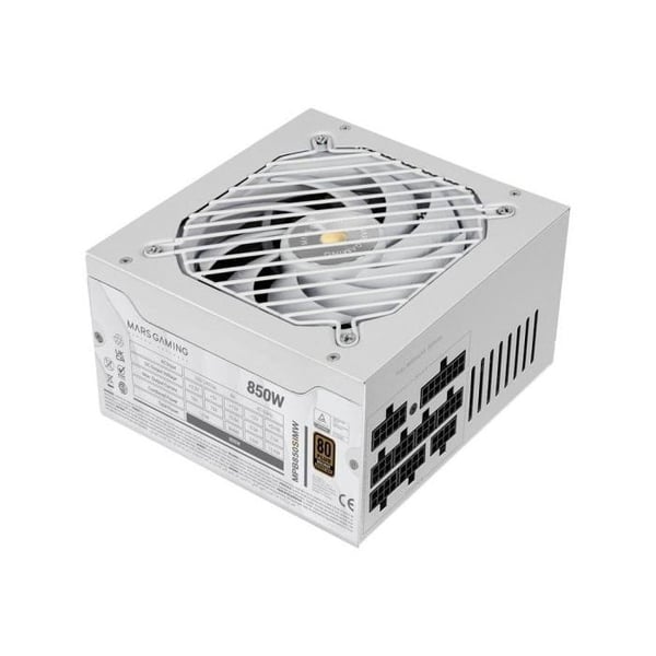 Mars Gaming Mpb850sim Modulär Strömförsörjning Atx 850w 80 Plus Bronze Vit