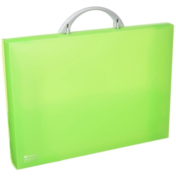 Skolväska - Grafoplás - ColorGraf - Grön - PP - 345x245x40 mm