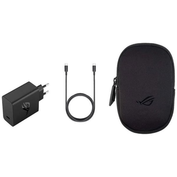 Laddare - Asus - ROG 65W - USB-C - Snabbladdning 5.0 - Svart Adapter