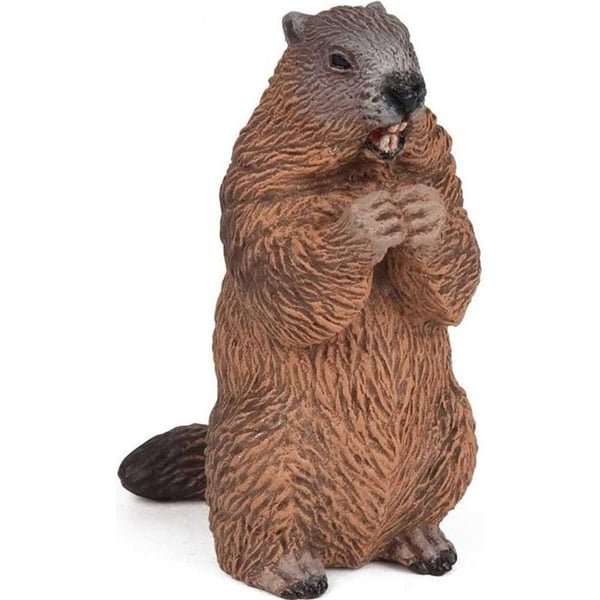 PAPO Marmotte Figurine - Leksak för barn från 3 år och uppåt - Brun och svart PAPO Marmotte Figurine - Leksak för barn från 3 år och uppåt - Brun och svart