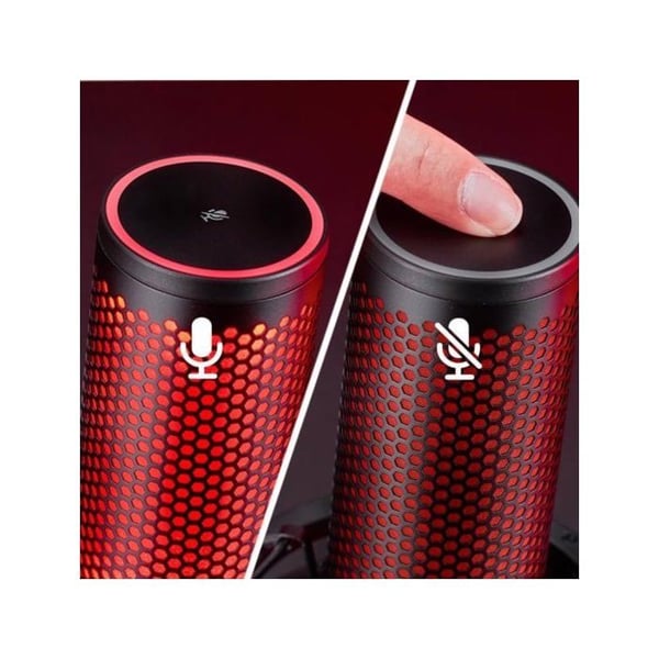 HyperX Quadcast 2 Mikrofon för Streaming med USB-kondensator Vit