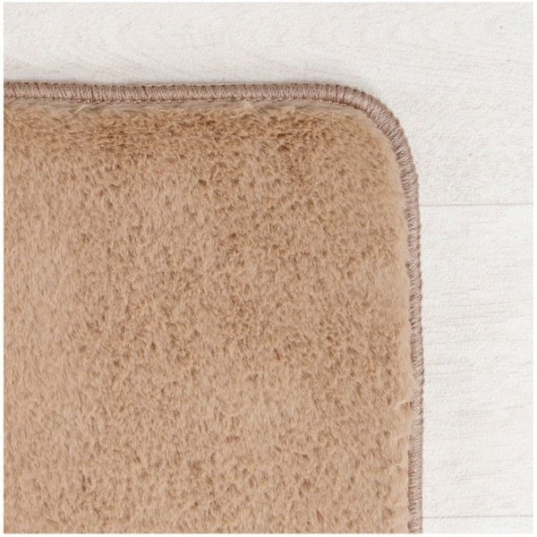 Melis Home Mat efter storlek färg Röd 80 cm rund modern Vardagsrum sovrum Kök mjuk Tvättbar halkfri