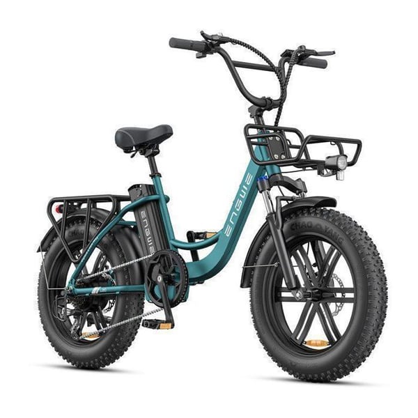 ENGWE L20 BOOST - Elcykel 20 tum - Räckvidd: 140 kilometer - Avtagbart batteri 48 V 13 Ah - Motor 250 W - Grön