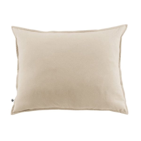 Kuddfodral alla storlekar "Candice" Flanell av Bomull med Fjärilseffekt - Candice Sand - Kuddfodral 50 x 70 cm volang