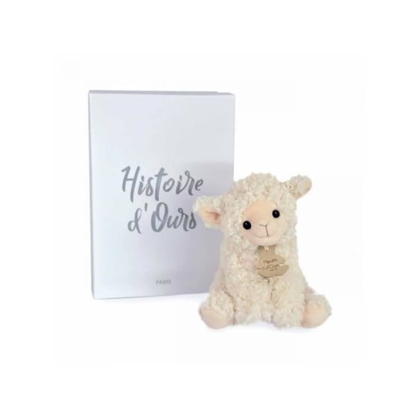 Vintage PM Lamb Plyschleksak - Bear Story - 20CM - Baby - Vit - Blandat
