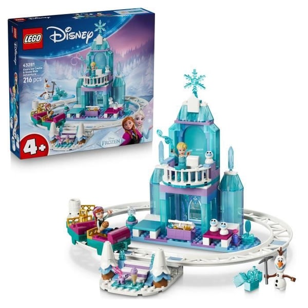LEGO Disney Frost 43281 Elsas Is Slott och Snötäckt Bana
