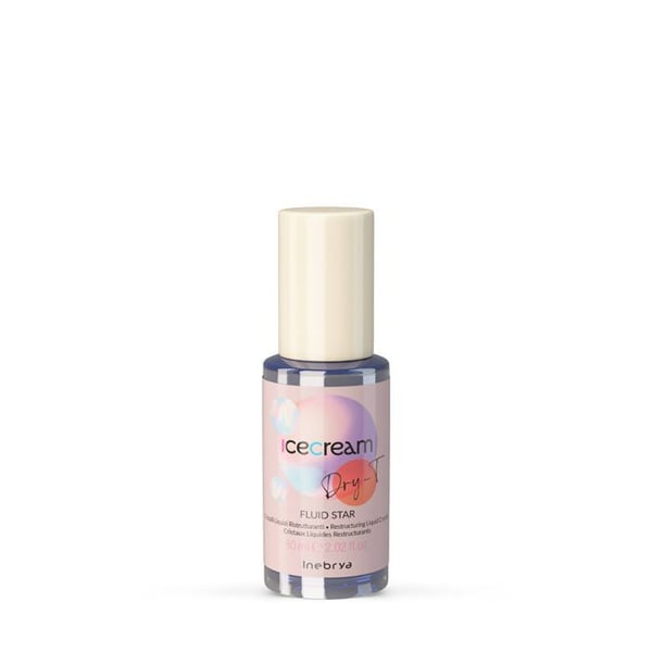 Fluide Restructurerande - INEBRYA - Dry T - 60 ml - Torrt och färgat hår - Vegan