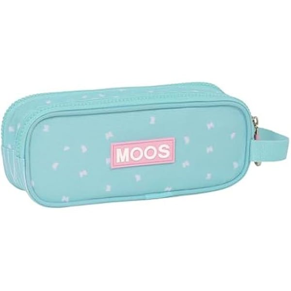 Trousse Dubbel - SAFTA - Moos Fjärilar - Återvinningsbart Tyg - Flerfärgad - Skolbarn