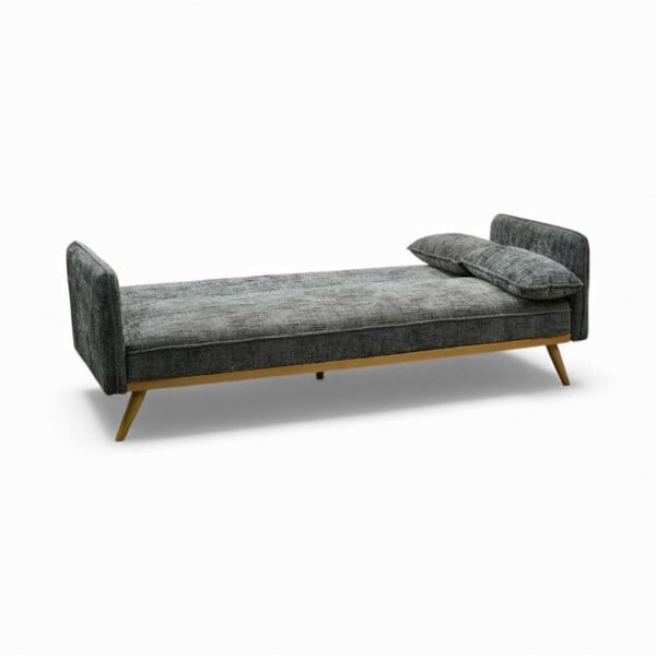 Fällbar klick-klick bäddsoffa - Hina grå