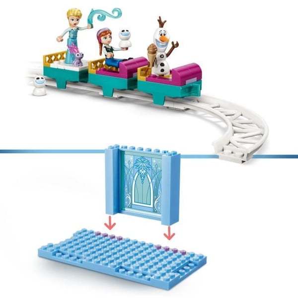 LEGO Disney Frost 43281 Elsas Is Slott och Snötäckt Bana