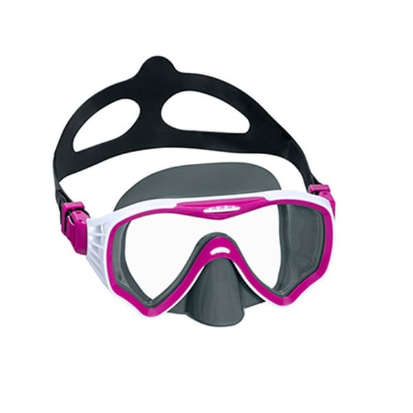 Dykmask - Bestway - 22074 - Härdat glas - Silikonslits - Multifärgad