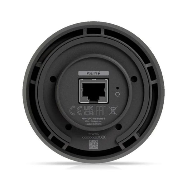 Ubiquiti G6 Bullet PoE 8MP Utomhus IP66 Säkerhetskamera - UVC-G6-BULLET-W