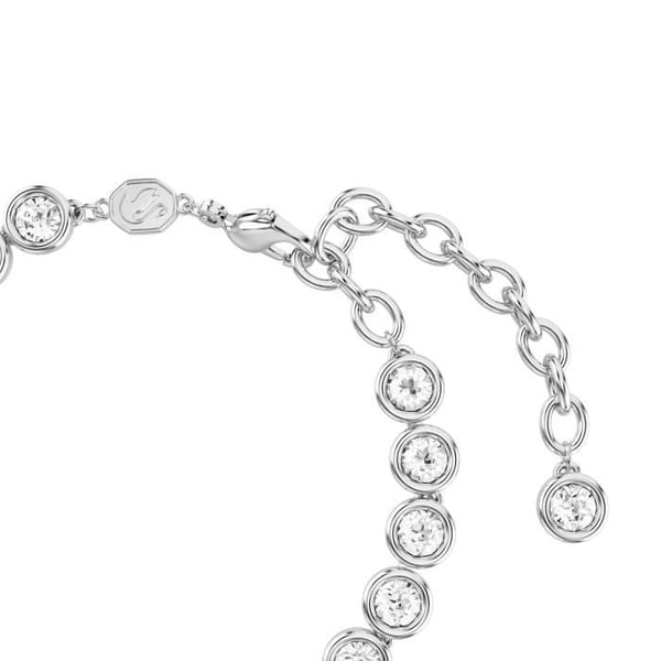 Armband - SWAROVSKI - Imber - Rhodiumpläterad metall - Färglösa kristaller - Längd 19,5 cm