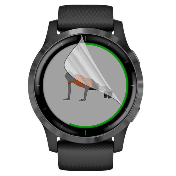 Skydd för skärmen till Garmin Vivoactive 4 - 45mm [Pack 6] Plastfolie Skärmskydd Ultra Tunn Phonillico