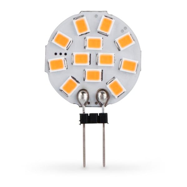 LED-ljuskälla, G4, röd 150lm ersätter 16W, lampanätställning vit varm