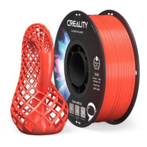 Filament ABS - CREALITY - 1 kg - 1,75 mm - Rød - Tryktemperatur 230 °C