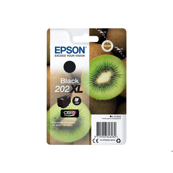 EPSON 202XL bläckpatron - 13,8 ml - Svart - Expression Premium XP-6000, XP-6005, XP-6100, XP-6105