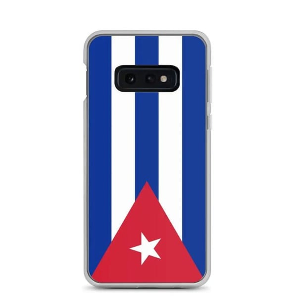 Telefonfodral – Kuba Flagga – Kompatibel med Samsung Galaxy S10e – Mjuk Fodral – Hållbar och Stötsäker – Pixelforma