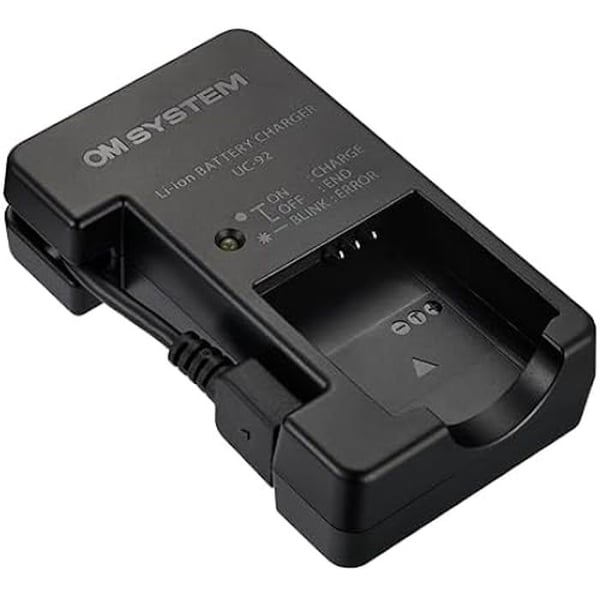 Batteriladdare - OM SYSTEM - UC-92 - Litium-Ion - USB/AC-laddning - Kompatibel med LI-90B/LI-92B