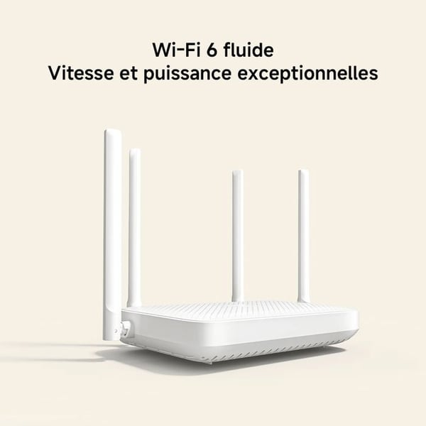 Router - Xiaomi - AX1500 - Wi-Fi 6 - 1500 Mbit/s - MU-MIMO