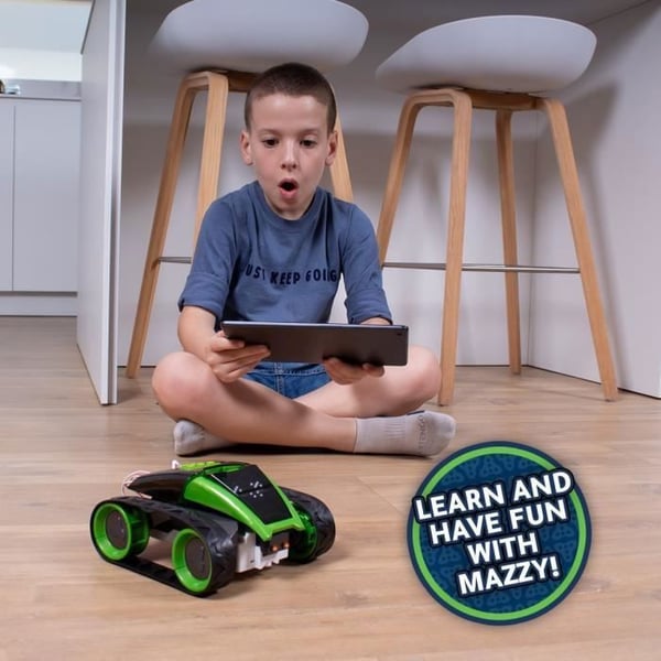 Programmerbar robot för barn - XTREM BOTS - Mazzy - Bluetooth - Mazes - Datorkodning