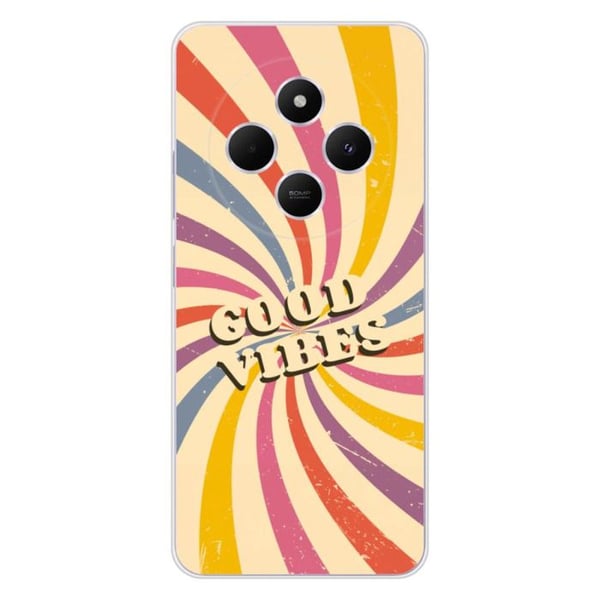 Siliconcase med tryck kompatibel med Xiaomi Redmi 14C 4G Good vibes