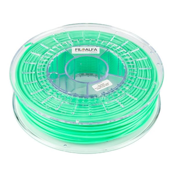 Filament PLA - FILOALFA - Grön Fluo - 2,85 mm - 700 g - Kompatibel med alla 3D-skrivare