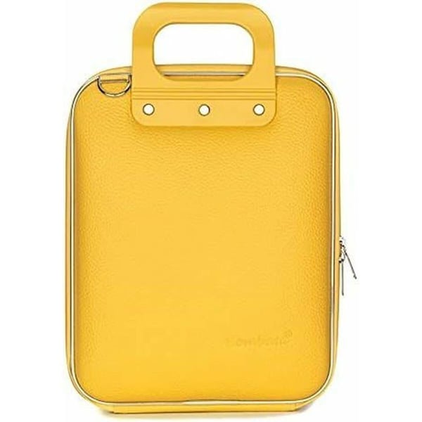 Syntetisk mallette - Bombata - 35x26x5 cm - Senapsgul - Enfärgad - Unisex - 1 års garanti - Väskor