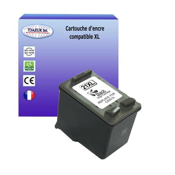 Kompatibel patron med HP DeskJet F385, F388, F390, F394, F4100, F4135, F4140, F4150, F4172, F2275 ersätter HP nr 21 XL - Svart