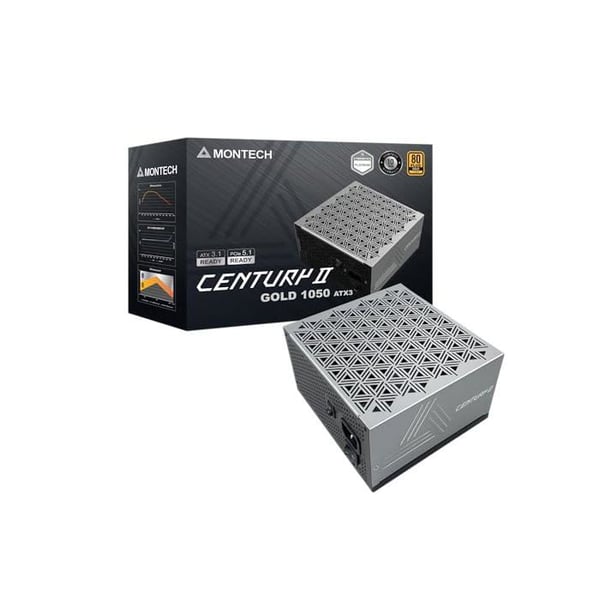 Strömförsörjning ATX - Montech - Century II - 850 W - 80 Plus Gold - Modulär