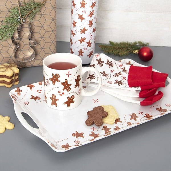 Mugg med strumpor - ORION - Pierniczek 350 ml - Julmotiv - Strumpor ingår - Mysigt presentset